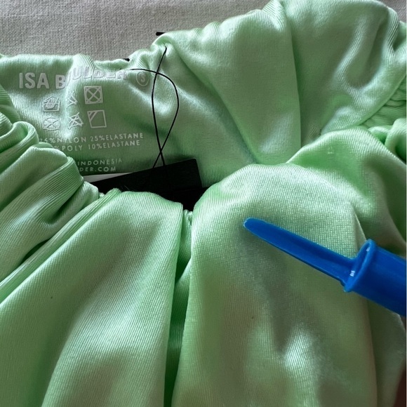 Isa Boulder Jessie Satin-Stretch Bottom in Honeydew - Picture 16 of 16